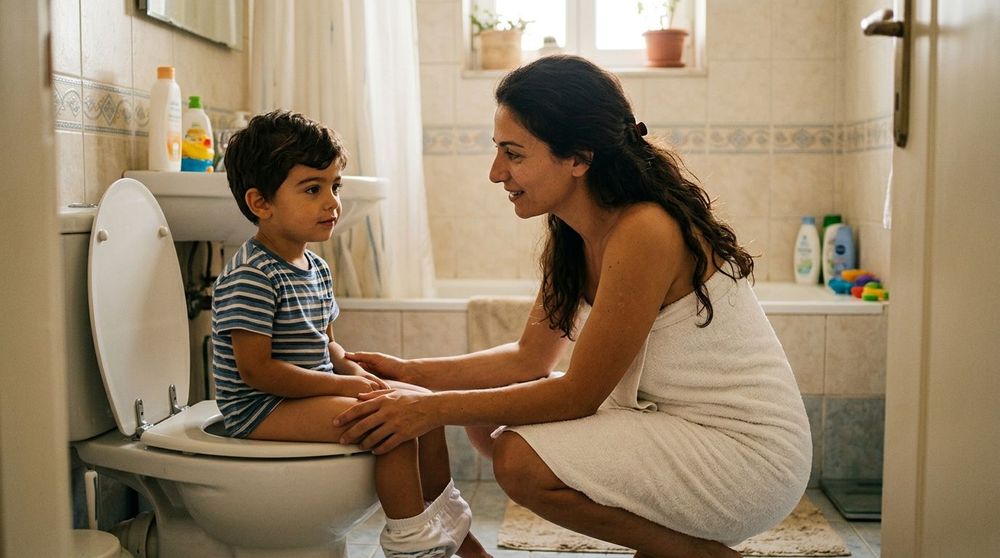 Eκπαίδευση στη χρήση της τουαλέτας